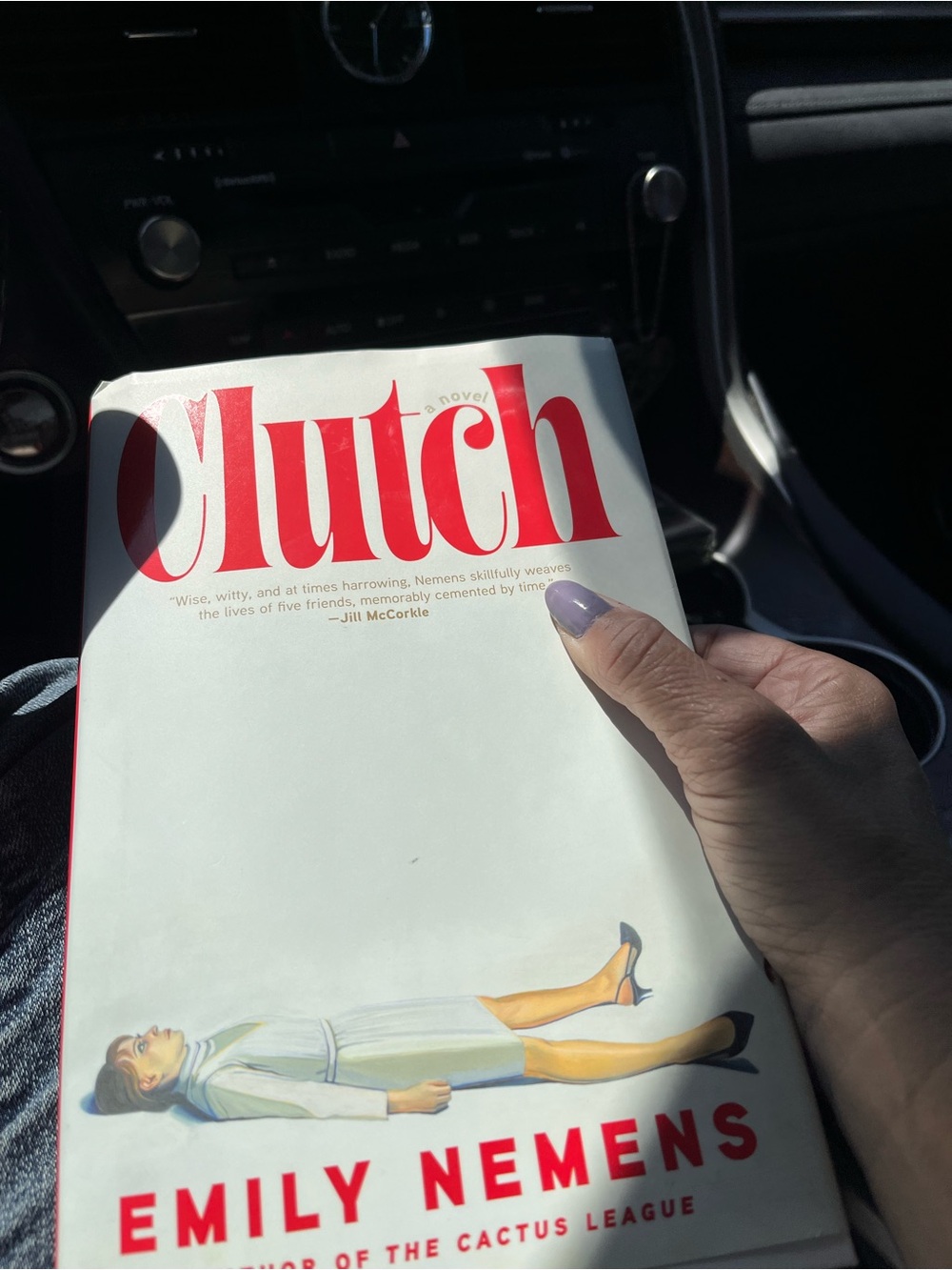Clutch by – White Cover Book